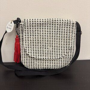 Rag Bag - Shoulder bag - Handmade in the USA - Black and White